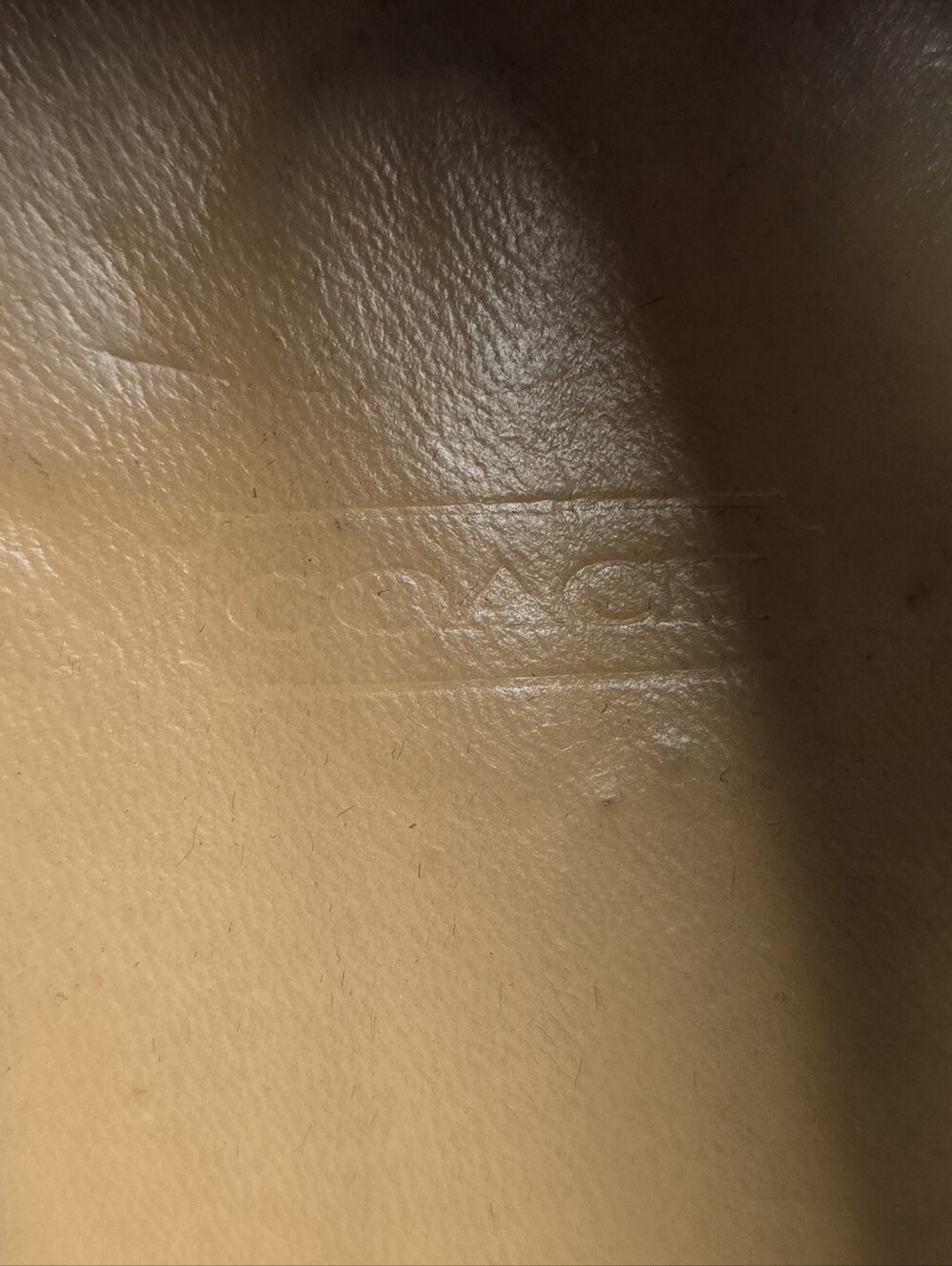 Coach Size 8 Vintage Signature Jacard And Leather Loafers in Maple - Picture 5 of 6